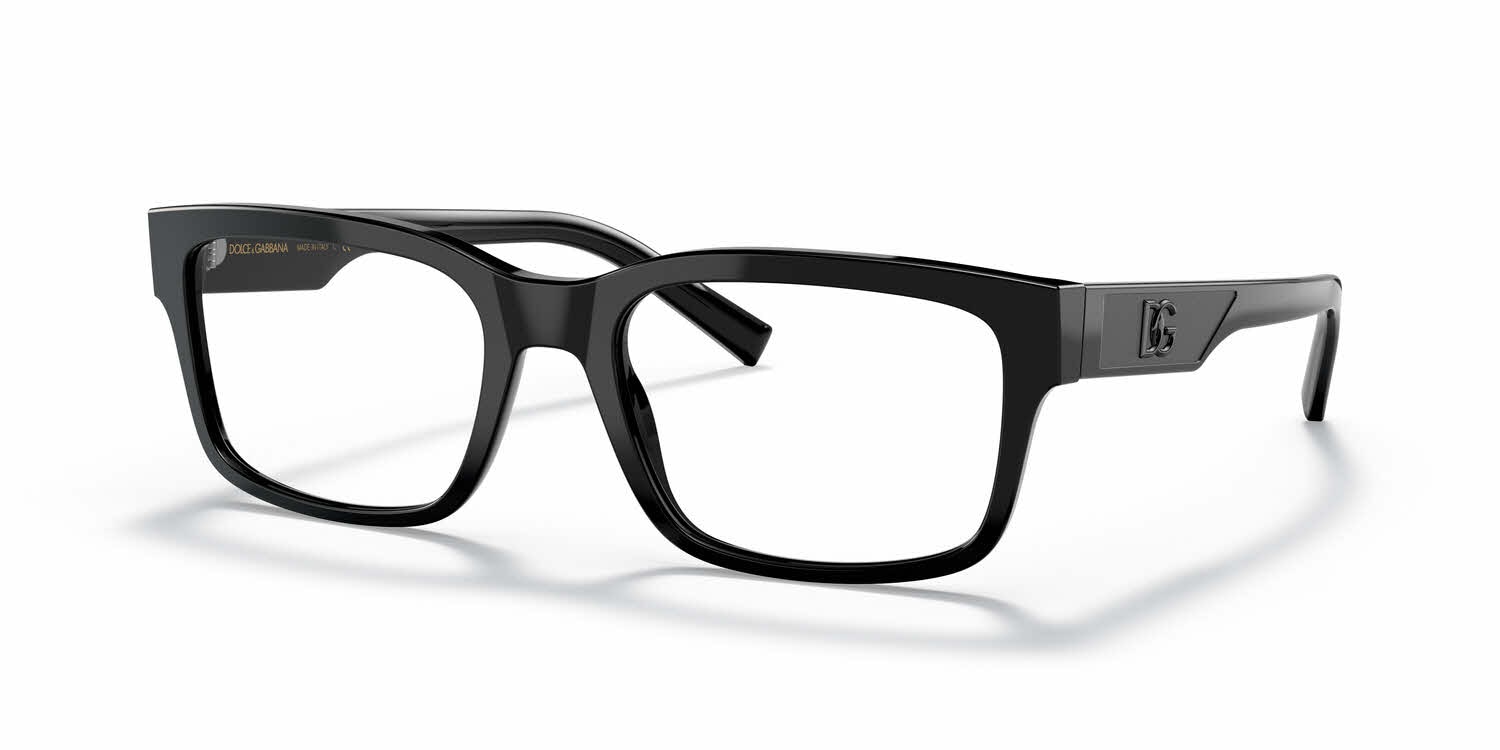 Dolce & Gabbana Prescription Glasses Frames Dolce & Gabbana DG 3419 Glasses 501 Black - eye-oo.com main image 3