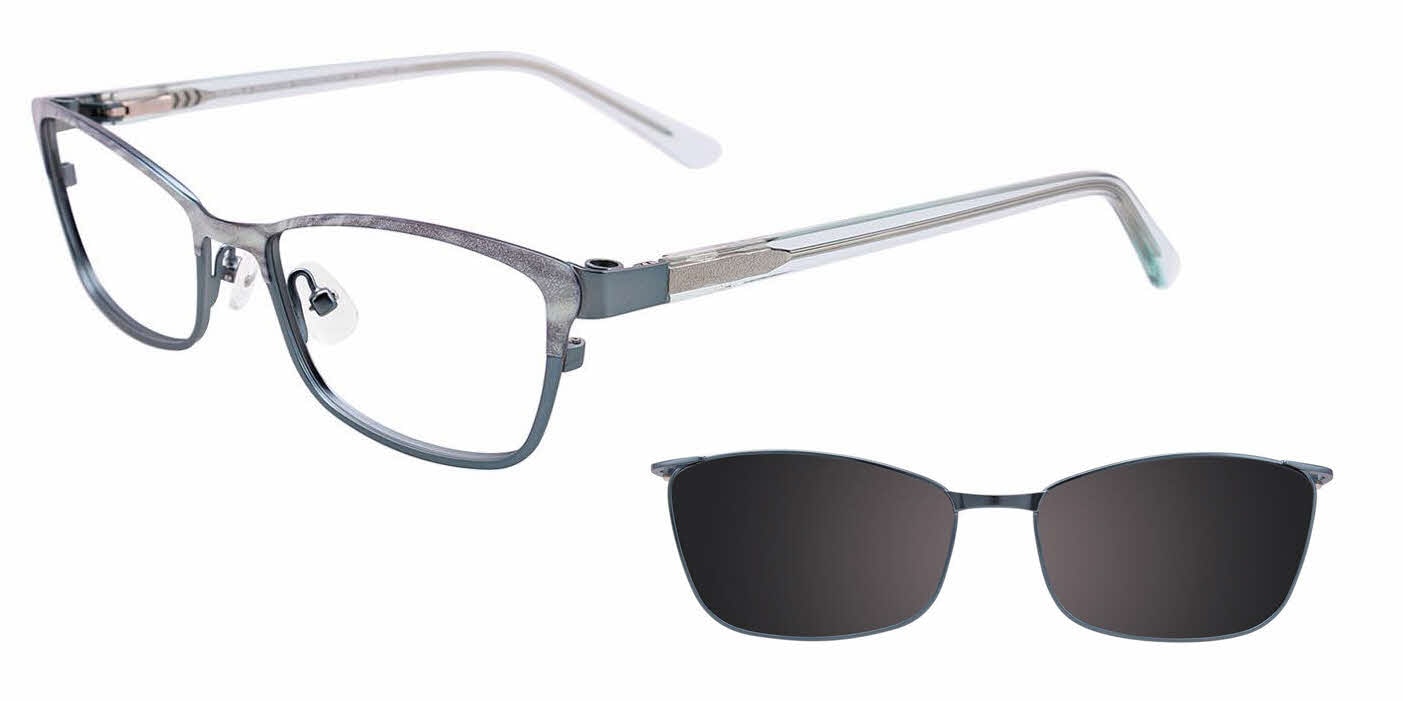 EasyClip EC415 With Magnetic Clip-On Lens Eyeglasses 