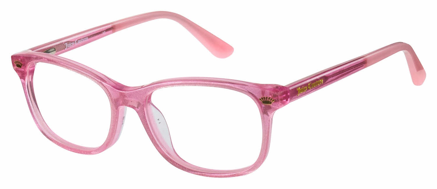 Juicy‎ Couture City Girl 0EG3 Dark Pink Blue EYEGLASSES GLASSES Frame 50-18-130 JUICY COUTURE JU236-0S10-54 Eyeglasses Frame Size 54mm 16mm  main image 4