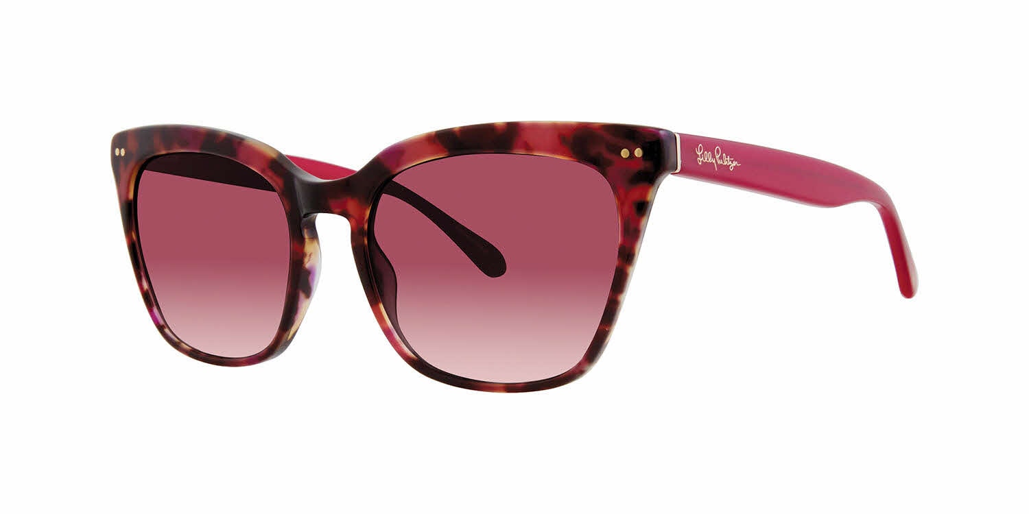 COPY - Lilly Pulitzer Black and Pink Cat-Eye Glasses Lilly Pulitzer Eyeglasses Eye Glasses Frames Only Cambell  main image 4