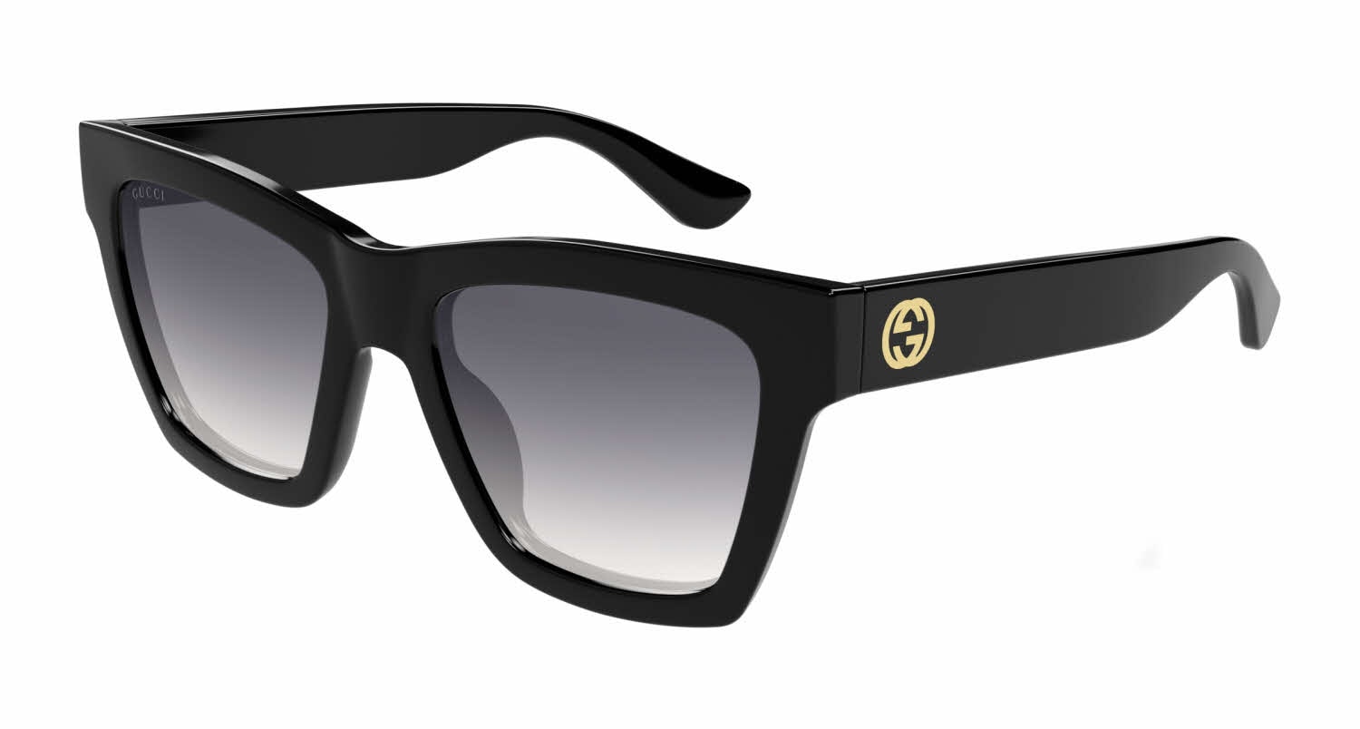 Gucci GG1714S 009 Women Square Sunglasses - Black & Red / Red Gucci GG1714S 009 Black Burgundy Sunglasses - eye-oo.com main image 4
