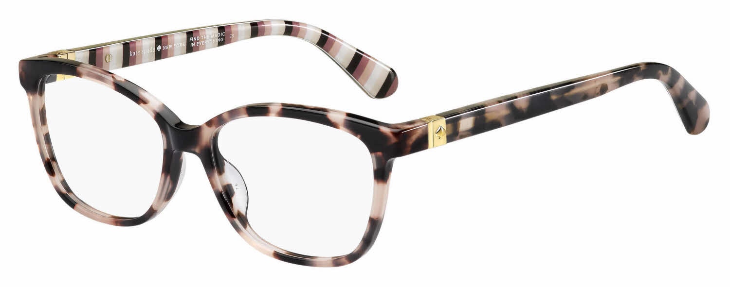 Kate Spade Emilia Cat Eye Reading Glasses Crystal Beige/Demo Lens Kate Spade Kamila Eyeglasses | FramesDirect.com main image 4