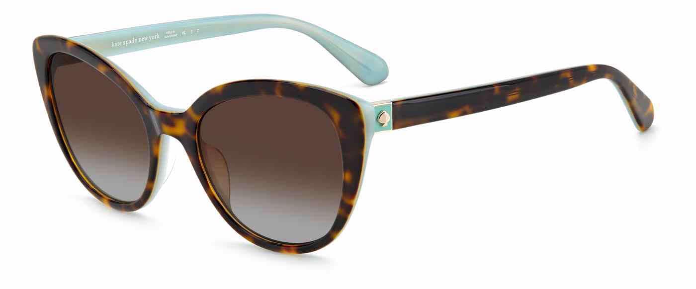 Kate Spade Amberlee/S Havana Tortoise Shell and Lemon Print Cat Eye Sunglasses Kate Spade Marilee/P/S Plastic Womens Rectangle Polarized  main image 4