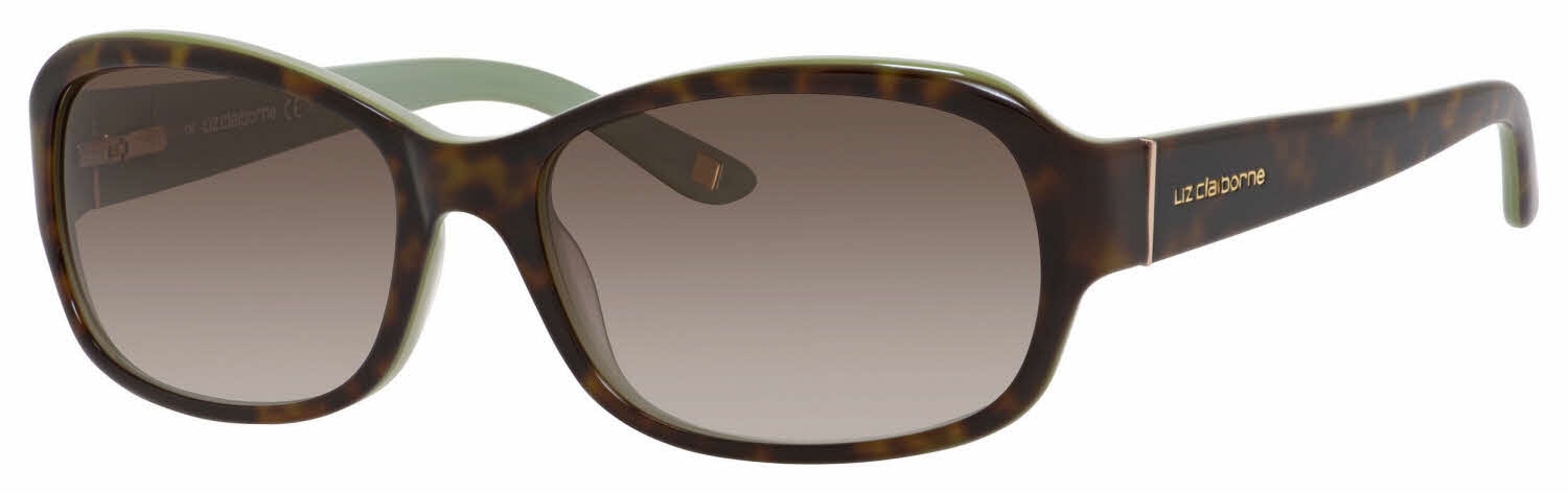 NWOT Liz Claiborne Tortoiseshell Frame Sunglasses Vintage Liz Claiborne Sunglasses Tortoise Brown mod. 11921  main image 4