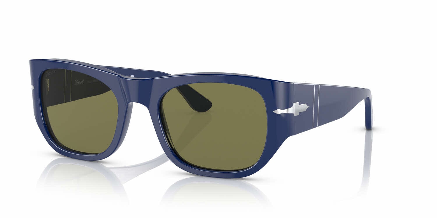Persol Sunglasses 3308-S 24/31 Polished Tortoise Square Frames with Green Lenses Persol 0PO3048S Tortoise main image 2
