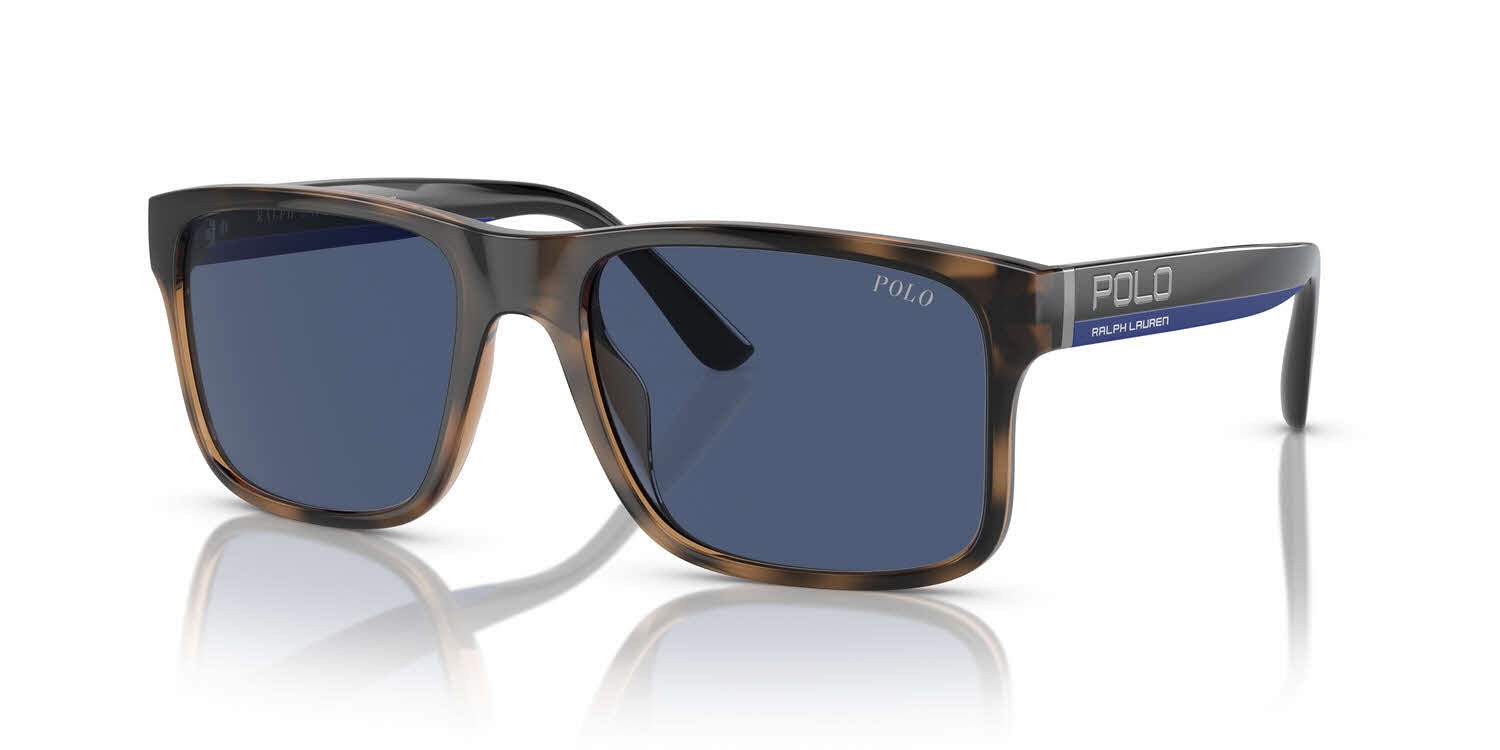 POLO Matte Royal Blue / Blue Lenses Sunglasses Sunglasses Polo Ralph Lauren PH4184 | Free Shipping  main image 3