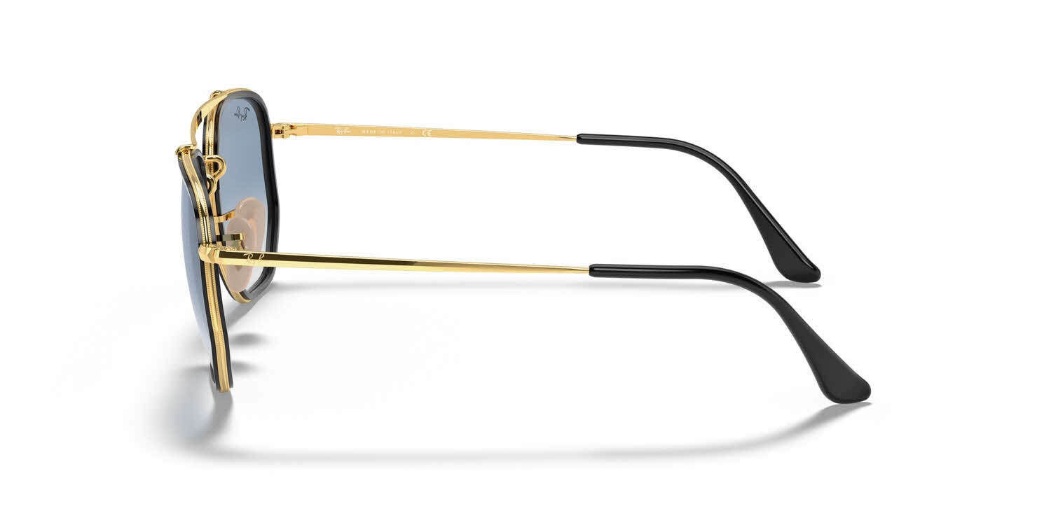 Ray-Ban Unisex Classic Gold Frame Marshall Sunglasses with Black Case Ray-Ban Clubmaster Classic Sunglasses | Uncrate Supply main image 2