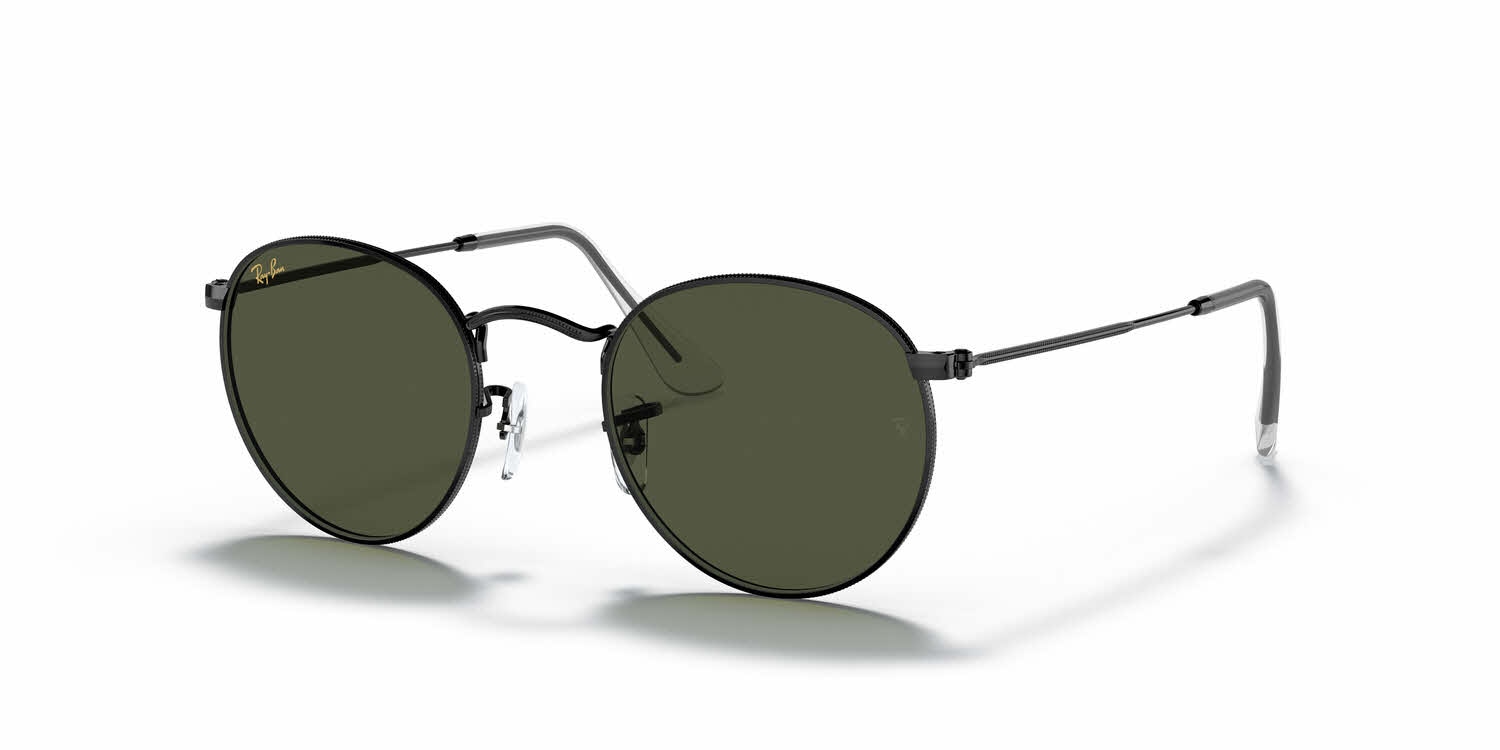 Ray Ban Round Metal Legend Sunglasses Ray-Ban Round Metal RB3447 91984E Silver Sunglasses - eye-oo.com main image 2