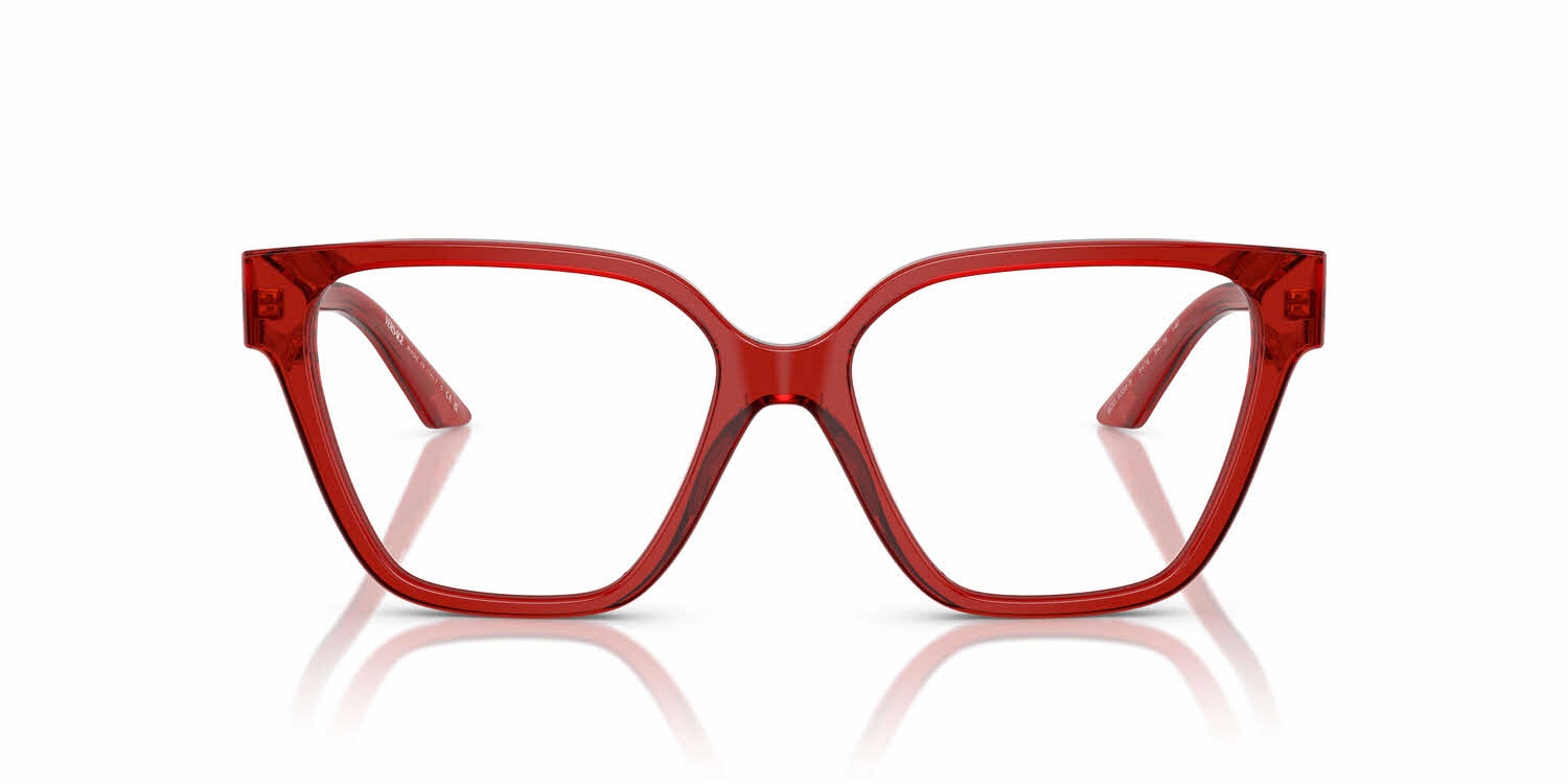 NEW Versace VE3358-B Brown Crystal Strass Oversized Frames Versace 3358B Eyeglasses main image 4