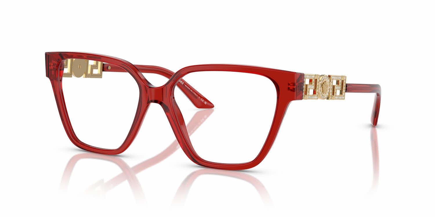 NEW Versace VE3358-B Brown Crystal Strass Oversized Frames Versace VE3358B tortoise frame main image 2