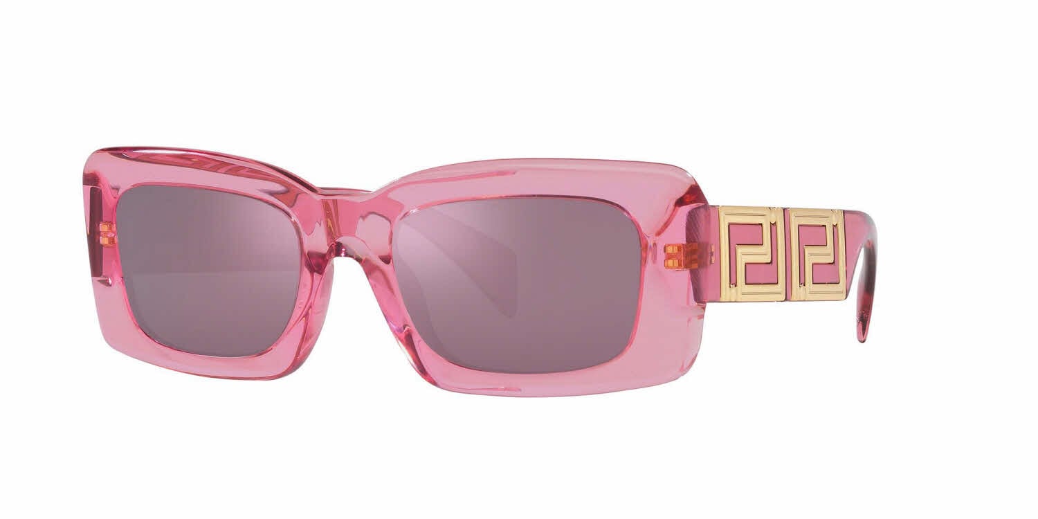 Versace Pink Sunglasses? Versace VE4474U M (52 - 20) with Grey lenses and Pink frame  main image 4