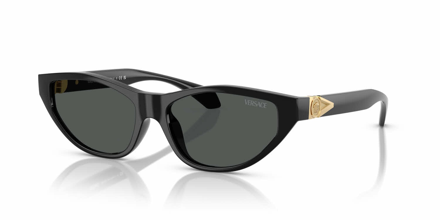 NEW VERSACE SUNGLASSES WOMEN BLACK EYEWEAR VERSACE VE4491U GB1/87 Versace VE4491U GB1/87 Women Sunglasses Black VE4491U GB187  main image 3