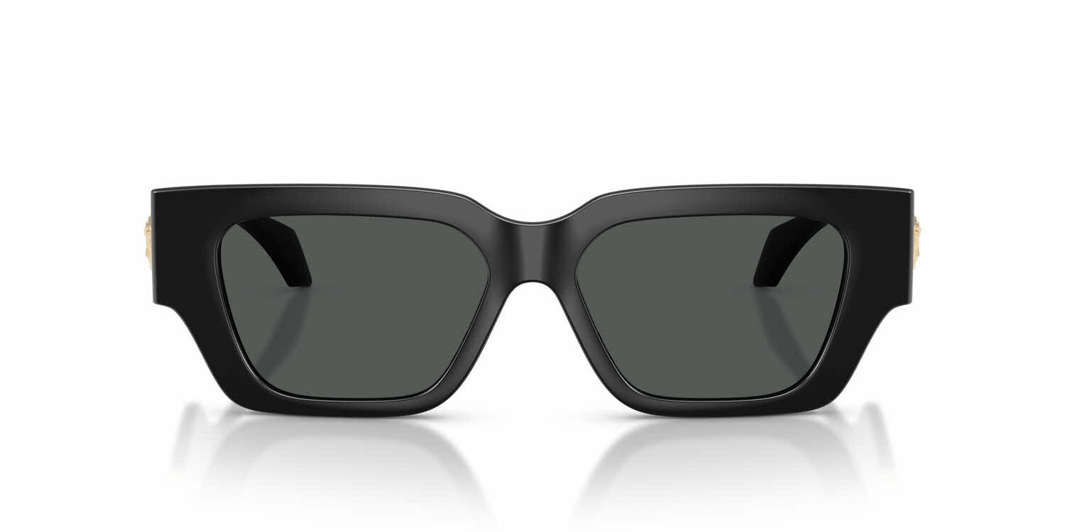 Versace 0VE4497U Sunglasses GB1/87 Black injected propionate Rectangular Versace VE4497U Sunglasses | FramesDirect.com main image 4