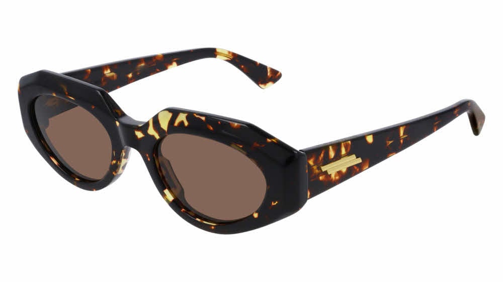 Bottega Veneta BV1031S 002 Sunglasses Havana Oval Frame, Brown Lenses Bottega Veneta BV1031S Sunglasses In Havana Plastic Frame  main image 3