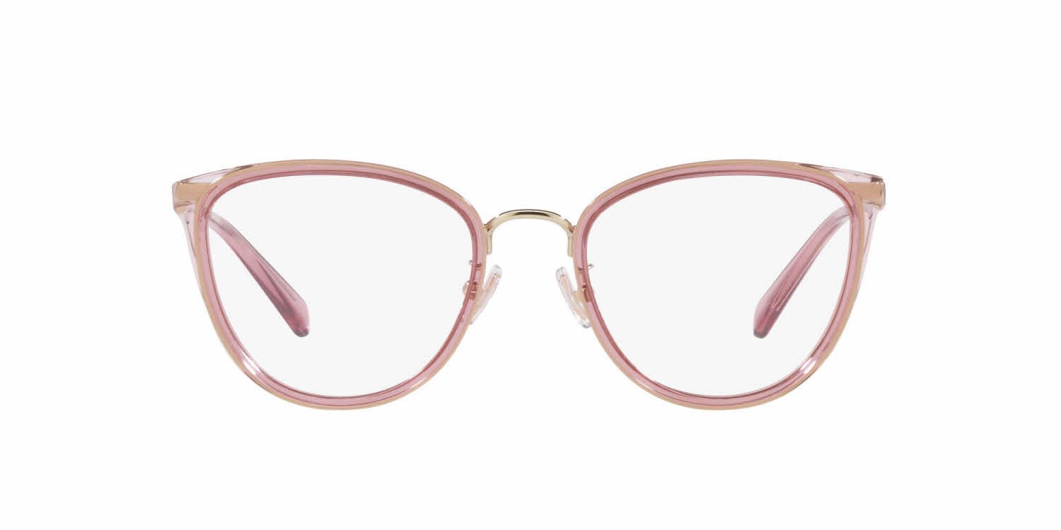 COACH HC5146 Eyeglasses NWT. 52 20 140 Coach HC5146 - Cat Eye Transparent Green Gold Frame Glasses  main image 4