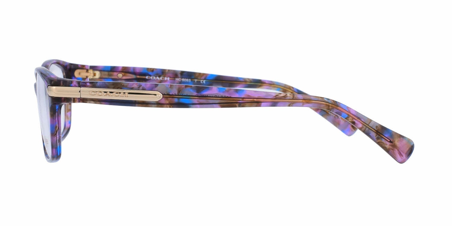 Coach Eyeglasses HC6065‎ 5288 51-17-135 Confetti PURPLE FRAMES ONLY Coach HC6065 Eyeglasses | LensCrafters main image 2