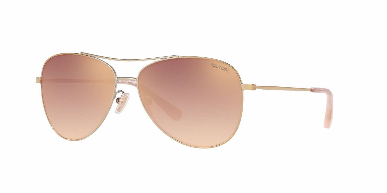 Coach Sunglasses HC7093 93318Z 56.18 140 2N Shiny Rose Gold Amazon.com: COACH Sunglasses HC 7128 9331U8 C6178 Shiny Rose  main image 2