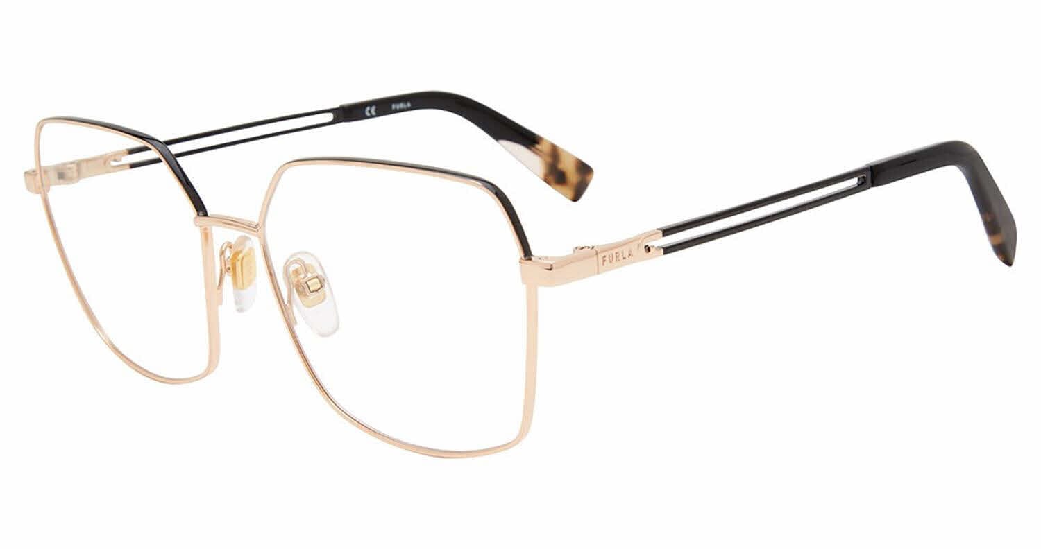 Furla Blue and Gold wire frame sunglasses Sunglasses BLUE HAVANA+COLOR CRYSTAL Furla | Furla US main image 2
