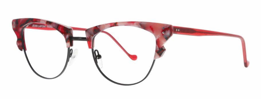 Lafont Red Cat-Eye Women\'s Glasses Frame Lafont Issy & La Didon 6067 Red Cat Eye Womens Eyeglasses  main image 3