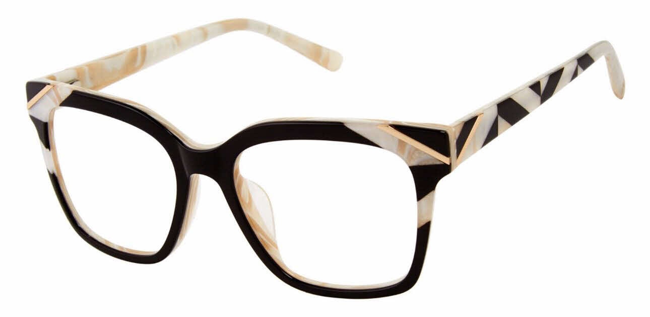 L.A.M.B. Black and Clear Glasses LA001 Eyeglasses - L.A.M.B. by Gwen Stefani Authorized  main image 4
