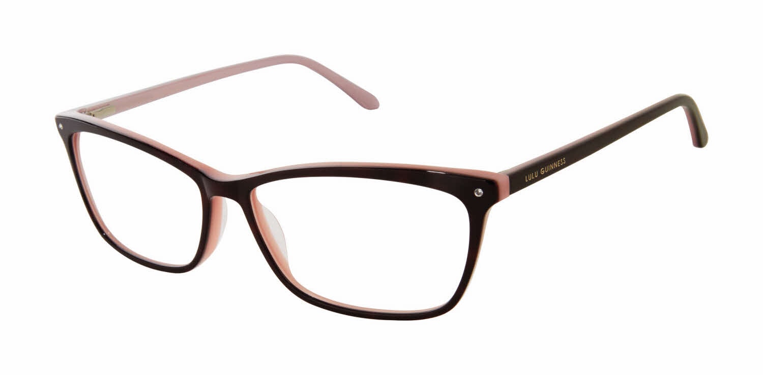 Lulu Guinness Women Glasses Frame Black Tone Eyeglasses Frame only LK050 Eyeglasses - Lulu Guinness Authorized Retailer  main image 2