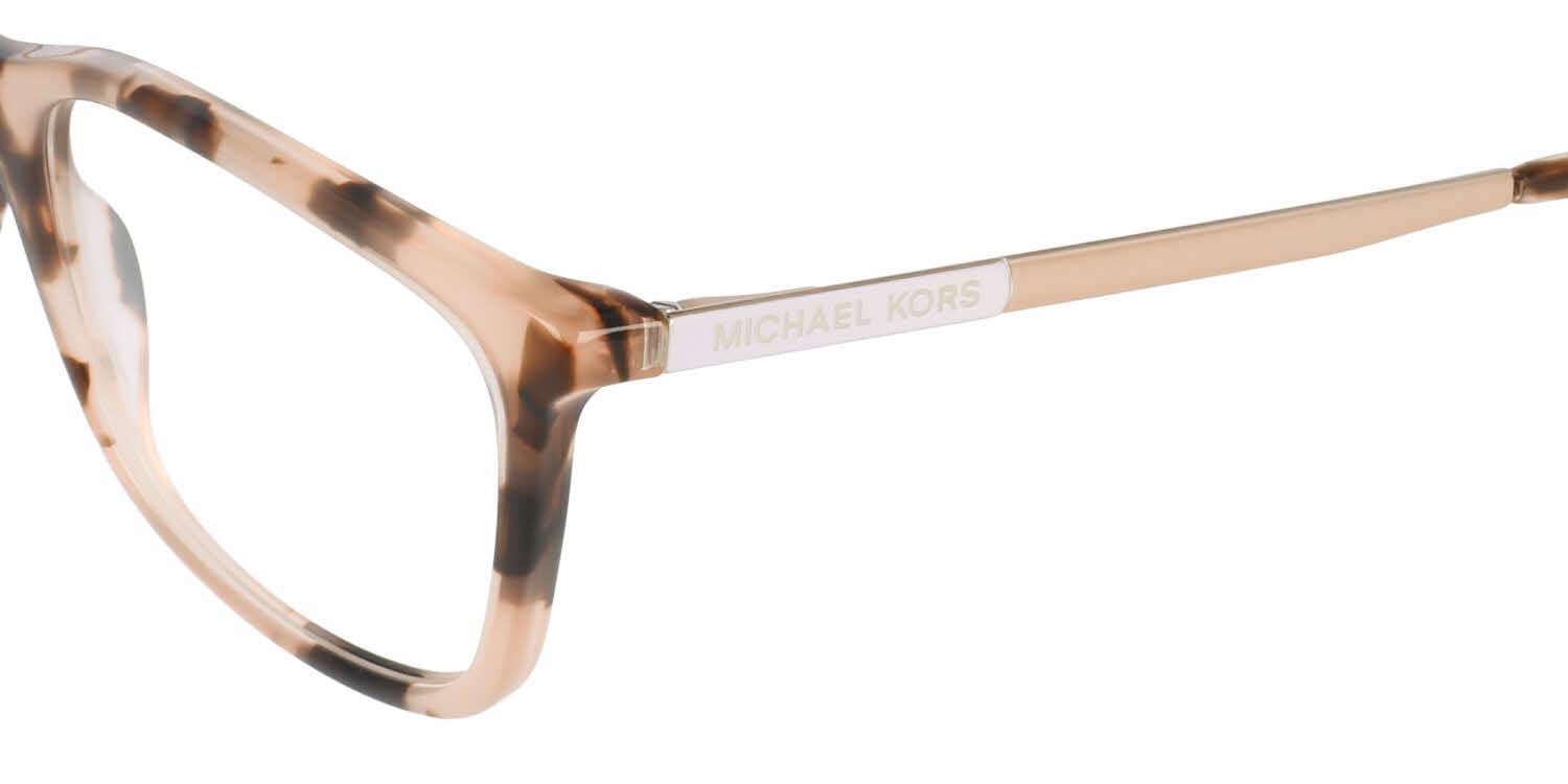 Michael Kors Tortoise and Blush Sunglasses Michael Kors MK4094 eyeglasses for women in Dark Tortoise Pink main image 4