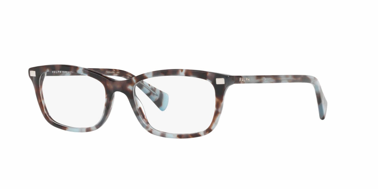 Ralph Lauren Women Eyeglasses Frame Eyewear Big Face Brown Tortoise/Blue Glasses RALPH by Ralph Lauren Glasses Model 7092. Womens Light Blue  main image 3