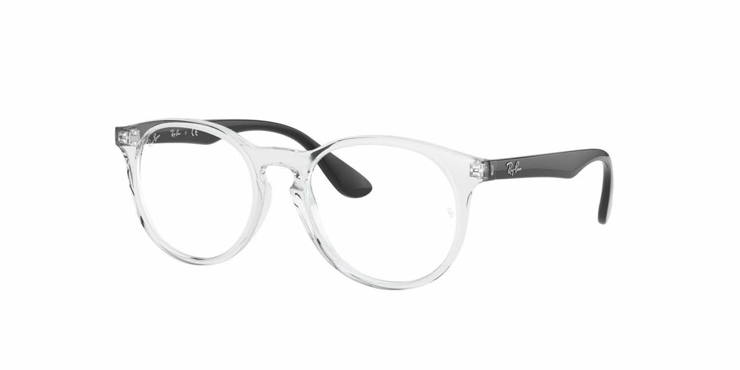 ?️Ray-Ban RB1553 3668 Eyeglasses 48/16 130 /KAZ421?️ Ray-Ban RY1555 eyeglasses for kids in Black on Transparent main image 2