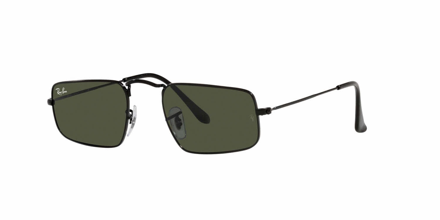 Ray-Ban Julie Black/Green RB3957 Unisex Sunglasses Ray-Ban® Julie RB3957 Rectangle Sunglasses - EuroOptica main image 4