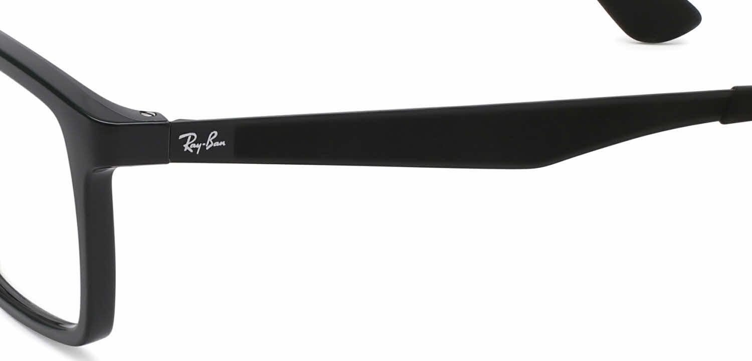 Ray-ban RX7086 Light ray Shiny Black Eyeglasses Ray-Ban Glasses Chad RX7217 8260 main image 2
