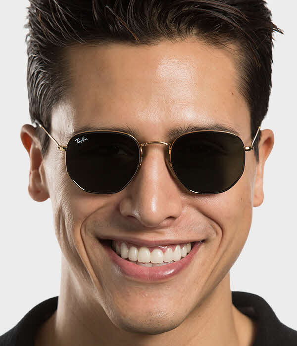Ray-Ban RB3548N - Hexagonal Sunglasses | FramesDirect.com display picture 2