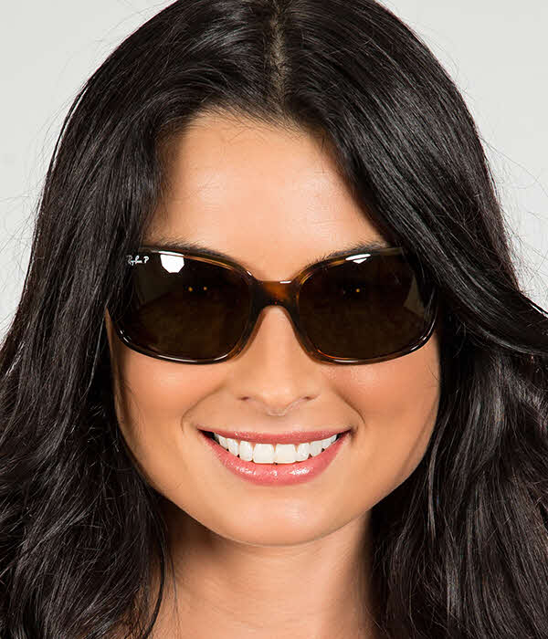Women’s RayBans 4068 polarized Ray-Ban RB4068 M (60 - 17) with Brown lenses and Tortoise  main image 3