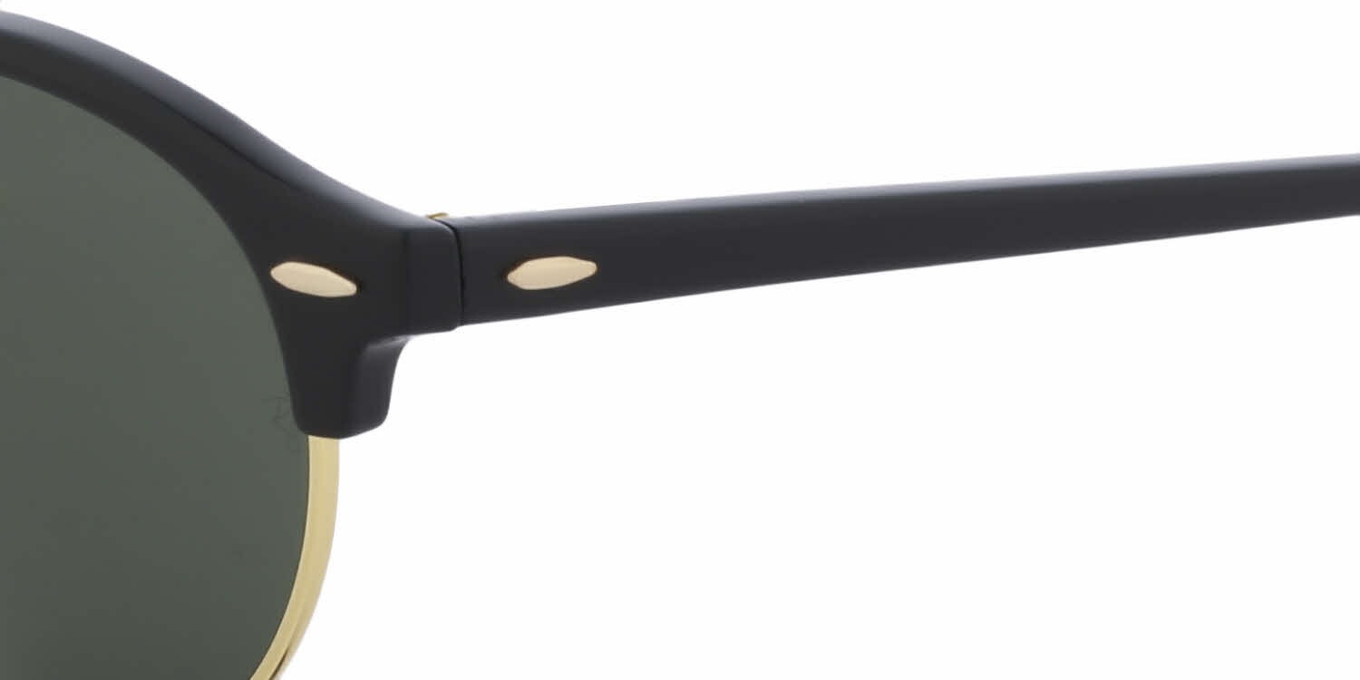 Ray-Ban Clubround Classic Black Polarized Lens RB 4246 901/58 51/19 145 3P Ray-Ban Clubround RB4246 51mm Replacement Lenses by Revant  main image 4