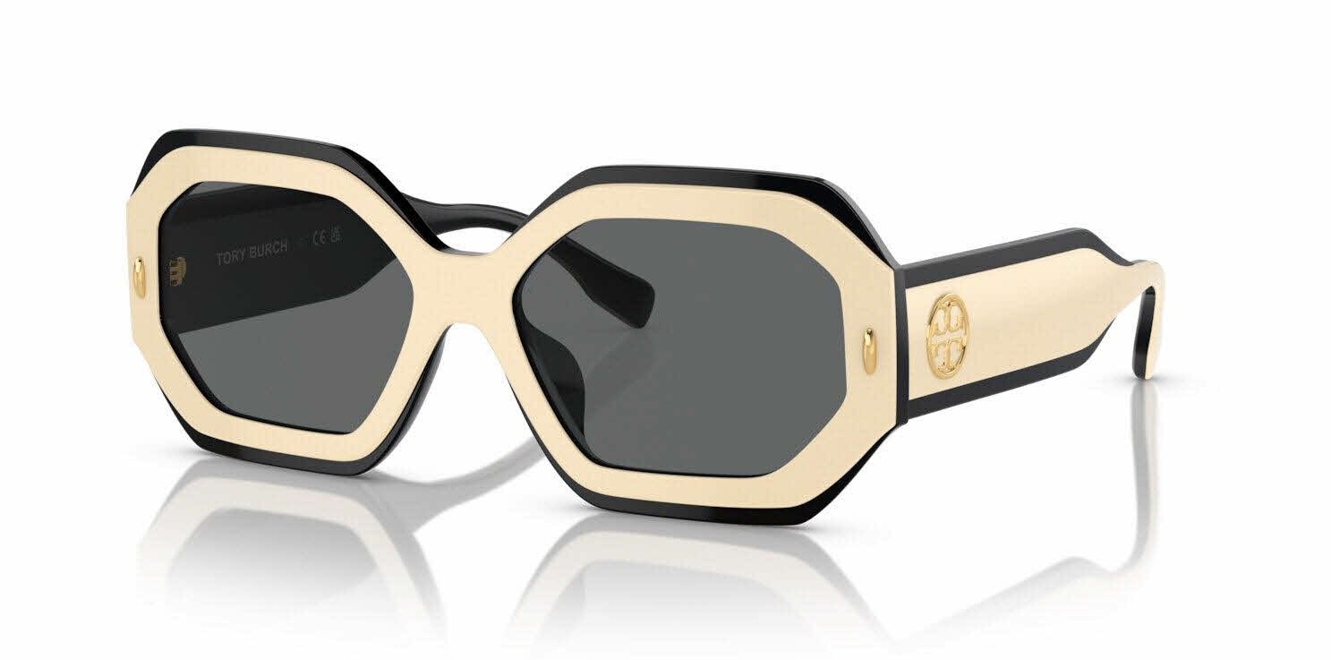 Tory Burch NWT Luxury Minimalist Vintage Retro Authentic T logo sunglasses Sunglasses Tory Burch TY7192U | Free Shipping | Glasses.com® main image 4