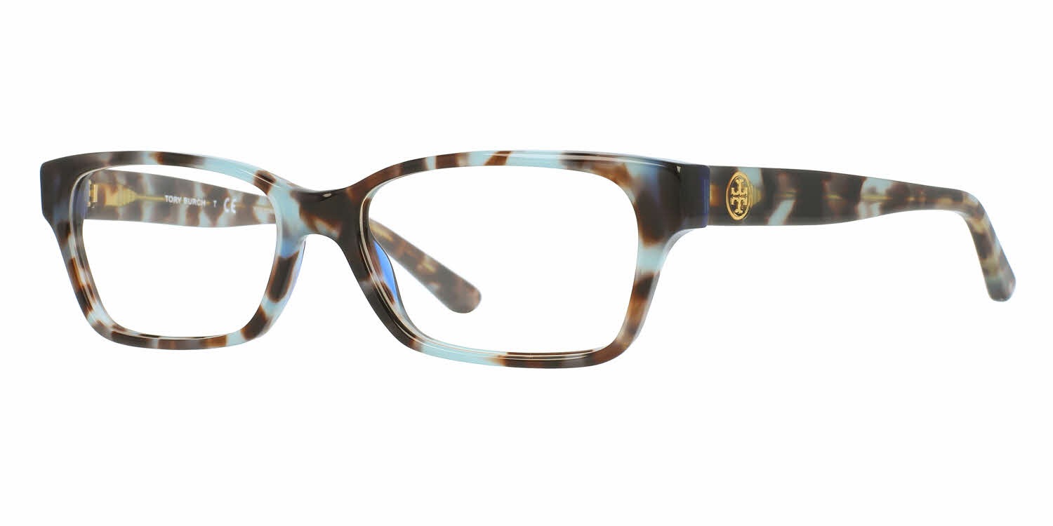 Tory Burch Blue Multi Colored Womens Glasses TORY BURCH TY2154U eyeglasses for women in Blue Honey Tortoise main image 4