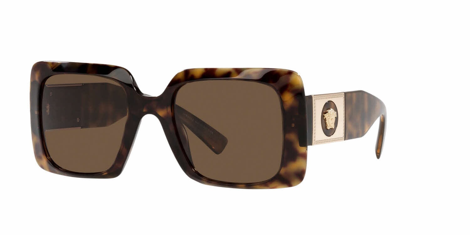 Versace Black Gold Medusa Rectangle Sunglasses VE4405‎ Authentic CoA Versace, Womens Rectangle Sunglasses, VE 4405 GB1/87, Black  main image 3