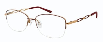 CHARMANT TITANIUM PERFECTION Glasses CH10973  AUTHENTIC EYEGLASSES 55-18-145 CHARMANT Titanium Perfection CT 8177 Eyeglasses  main image 2